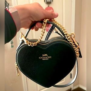 Coach heart crossbody bag